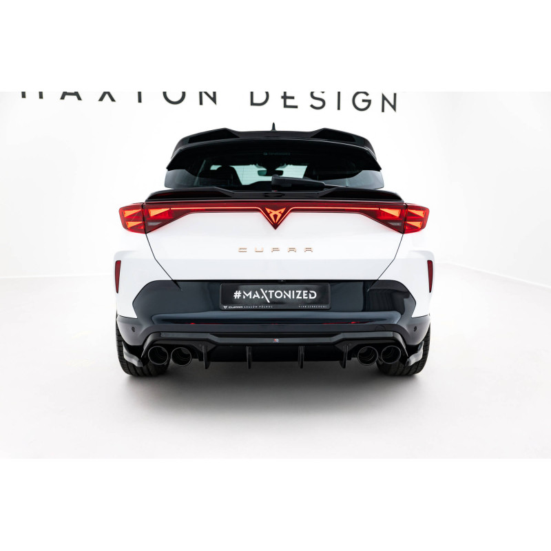 Sottoparaurti posteriore V.3 + scarico Ends Imitation Cupra Formentor Mk1 Facelift (Cod. M-CU-FO-1-R
