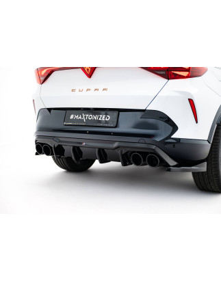 Sottoparaurti posteriore V.3 + scarico Ends Imitation Cupra Formentor Mk1 Facelift (Cod. M-CU-FO-1-R
