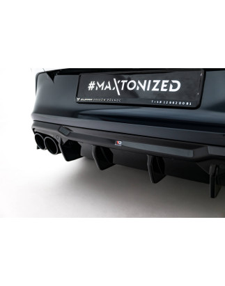 Sottoparaurti posteriore V.3 + scarico Ends Imitation Cupra Formentor Mk1 Facelift (Cod. M-CU-FO-1-R