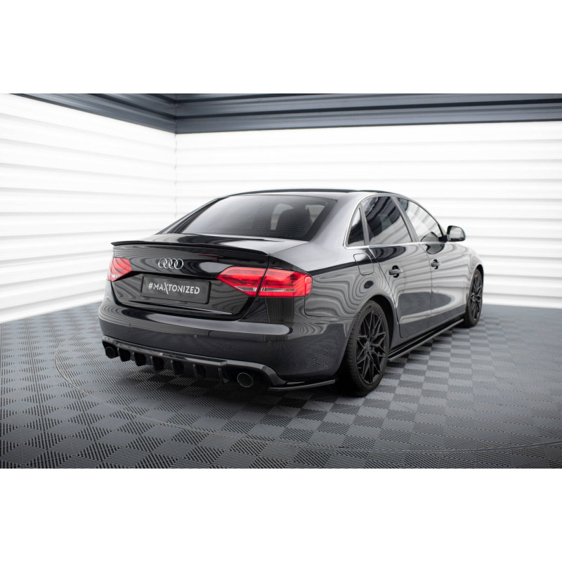 Sottoparaurti posteriore Audi A4 B8 (Version with single scaricos on two sides) (Cod. M-AU-A4-B8-RS1