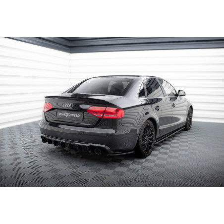 Sottoparaurti posteriore Audi A4 B8 (Version with single scaricos on two sides) (Cod. M-AU-A4-B8-RS1