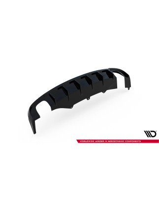 Sottoparaurti posteriore Audi A4 B8 (Version with single scaricos on two sides) (Cod. M-AU-A4-B8-RS1