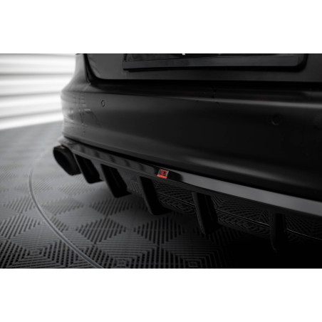 Sottoparaurti posteriore Audi A7 S-Line C7 (Cod. M-AU-A7-C7-SLINE-RS1GO_O)