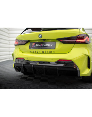 Sottoparaurti posteriore V.3 BMW 1 M-Pack / 128ti F40 (Version with single scarico tips on one side)