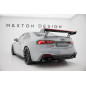 Spoiler in carbonio  V.1 + LED Audi A5 / A5 S-Line / S5 / RS5 Coupe F5 / F5 Facelift (Cod. M-CF-AU-S