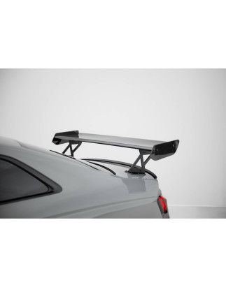 Spoiler in carbonio  V.1 + LED Audi A5 / A5 S-Line / S5 / RS5 Coupe F5 / F5 Facelift (Cod. M-CF-AU-S