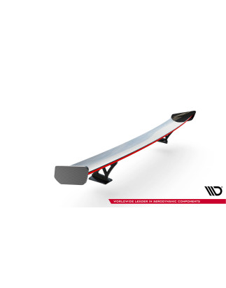 Spoiler in carbonio  V.1 + LED Audi A5 / A5 S-Line / S5 / RS5 Coupe F5 / F5 Facelift (Cod. M-CF-AU-S