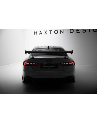 Spoiler in carbonio con supporto superiore + LED Audi A5 / A5 S-Line / S5 / RS5 Coupe F5 / F5 Faceli