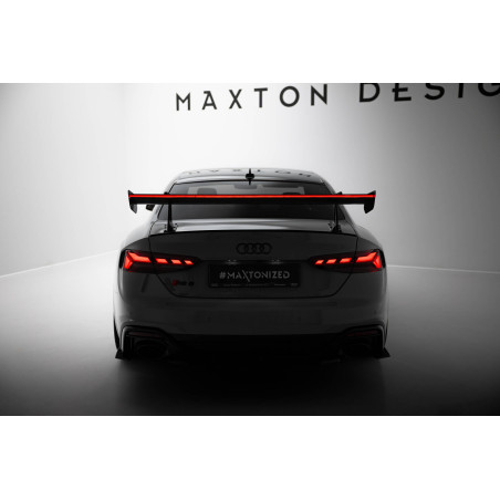 Spoiler in carbonio con supporto superiore + LED Audi A5 / A5 S-Line / S5 / RS5 Coupe F5 / F5 Faceli