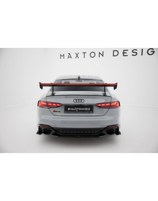 Spoiler in carbonio con supporto superiore + LED Audi A5 / A5 S-Line / S5 / RS5 Coupe F5 / F5 Faceli