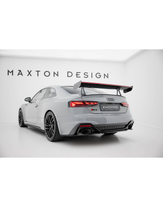 Spoiler in carbonio con supporto superiore + LED Audi A5 / A5 S-Line / S5 / RS5 Coupe F5 / F5 Faceli