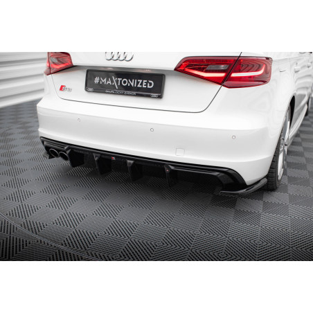 Sottoparaurti posteriore Audi A3 S-Line Sportback 8V (Version with dual scaricos tips on one side) (