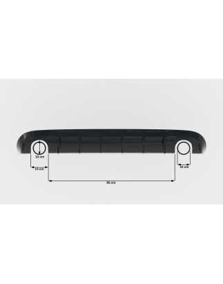Sottoparaurti posteriore Audi A5 S-Line Sportback 8T (Version with single scarico tips on both sides