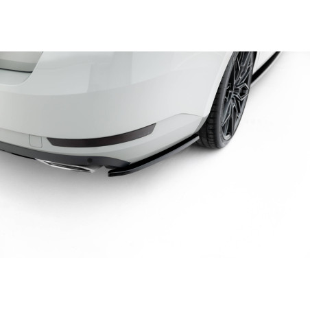 Splitters posteriori laterali V.2 Skoda Superb Liftback / Combi Mk3 (Cod. M-SK-SU-3-RSD2G)