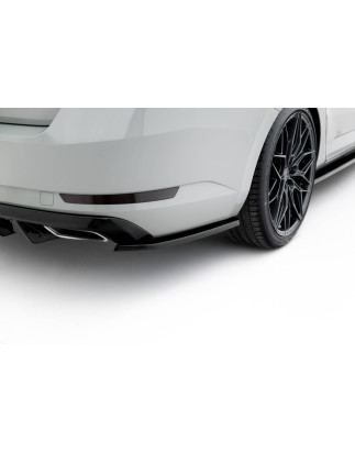 Splitters posteriori laterali V.3 Skoda Superb Liftback / Combi Mk3 (Cod. M-SK-SU-3-RSD3G)