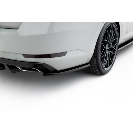 Splitters posteriori laterali V.3 Skoda Superb Liftback / Combi Mk3 (Cod. M-SK-SU-3-RSD3G)