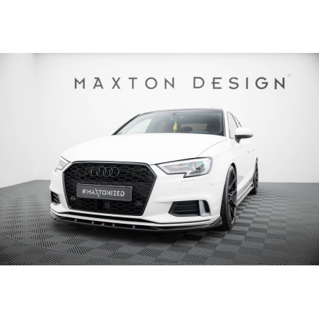 SPLITTER ANTERIORE Audi A3 berlina 8V Facelift (Cod. M-AU-A3-8VF-S-FD1G)