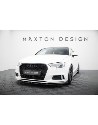 SPLITTER ANTERIORE Audi A3 berlina 8V Facelift (Cod. M-AU-A3-8VF-S-FD1G)