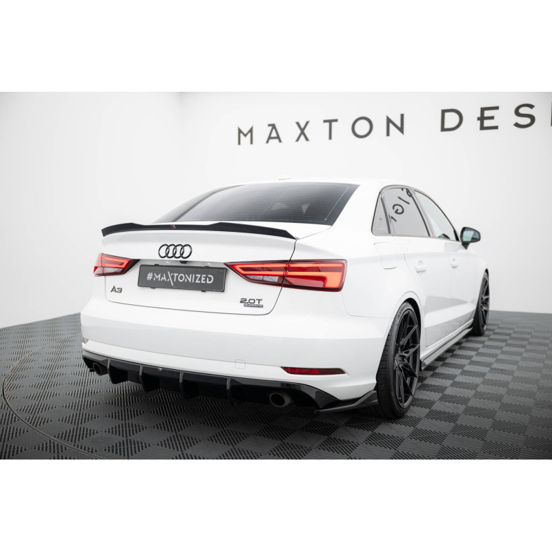 Sottoparaurti posteriore Audi A3 berlina 8V Facelift  (Version with single scarico tips on both side