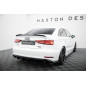 Sottoparaurti posteriore Audi A3 berlina 8V Facelift  (Version with single scarico tips on both side