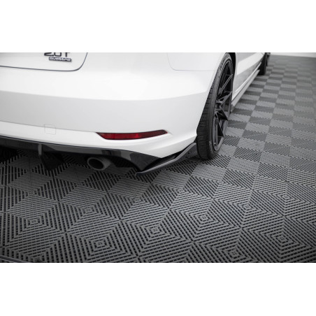 Splitters posteriori laterali V.2 Audi A3 berlina 8V Facelift (Cod. M-AU-A3-8VF-S-RSD2G)