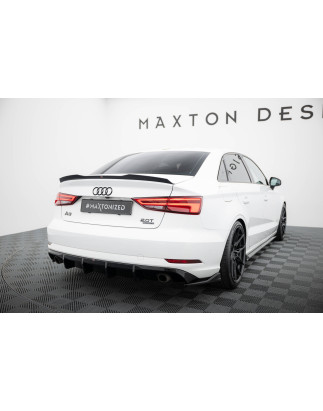 Splitters posteriori laterali V.2 Audi A3 berlina 8V Facelift (Cod. M-AU-A3-8VF-S-RSD2G)