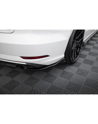 Splitters posteriori laterali V.1 Audi A3 berlina 8V Facelift (Cod. M-AU-A3-8VF-S-RSD1G)