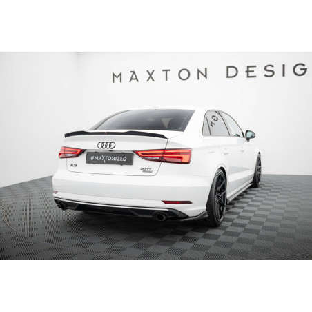 Splitters posteriori laterali V.1 Audi A3 berlina 8V Facelift (Cod. M-AU-A3-8VF-S-RSD1G)