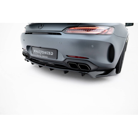 Splitter posteriore (con barre verticali) Mercedes-AMG GT C C190 Facelift (Cod. M-ME-AMG-GTC-1F-RD1G