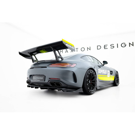Splitter posteriore (con barre verticali) Mercedes-AMG GT C C190 Facelift (Cod. M-ME-AMG-GTC-1F-RD1G