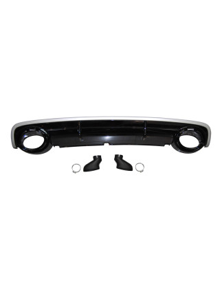 Diffusore Posteriore Audi A6 Sedan / Avant C6 2004-2008 Look RS6 ABS (Cod. E-TCA2018)