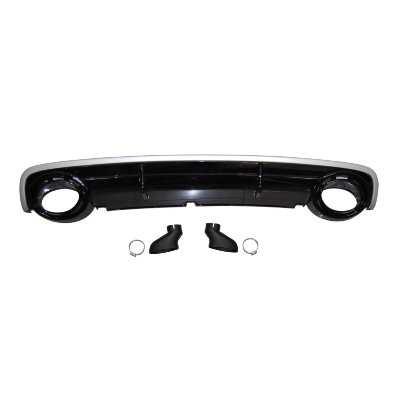 Diffusore Posteriore Audi A6 Sedan / Avant C6 2004-2008 Look RS6 ABS (Cod. E-TCA2018)