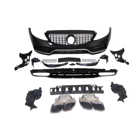 Kit Estetico Mercedes W205 2019 4P / SW Look AMG C63 (Cod. E-TCM0209)