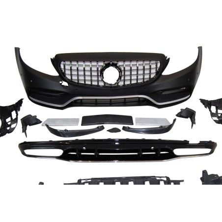 Kit Estetico Mercedes W205 2019 4P / SW Look AMG C63 (Cod. E-TCM0209)