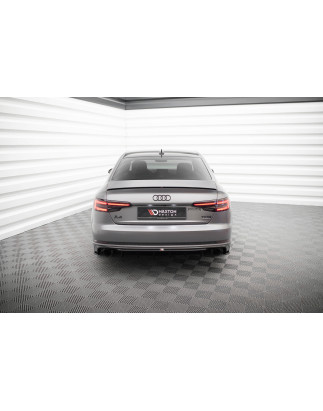 Sottoparaurti posteriore V.1 Audi A4 S-line B9 (Version with single scarico tips on both sides) (Cod