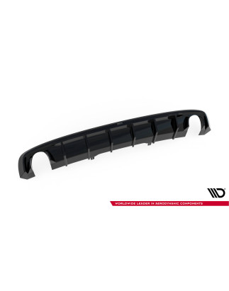 Sottoparaurti posteriore V.1 Audi A4 S-line B9 (Version with single scarico tips on both sides) (Cod