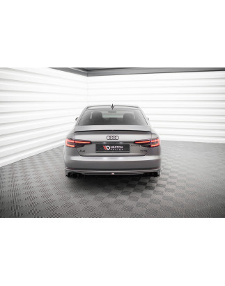 Sottoparaurti posteriore V.1 Audi A4 S-line B9 (Version with single scarico tips on one side) (Cod. 