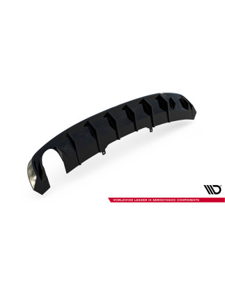 Sottoparaurti posteriore V.1 Audi A4 S-line B9 (Version with single scarico tips on one side) (Cod. 