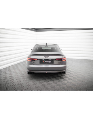 Sottoparaurti posteriore V.1 Audi A4 S-line B9 (Version with dual scarico tips on one side) (Cod. M-