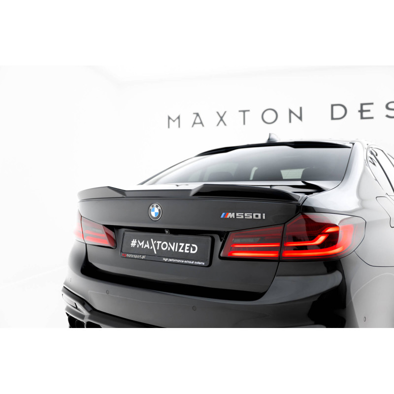 Spoiler Cap 3D BMW 5 Standard / M-Pack / M550 berlina G30 / G30 Facelift  (Cod. M-BM-5-G30-MPACK-CAP