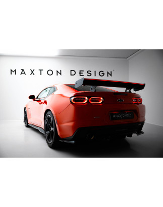 Spoiler in carbonio  + LED Chevrolet Camaro SS Mk6 Facelift (Cod. M-CF-CH-CA-6F-SS-WING5-INT-245-P+L