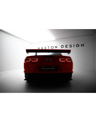 Spoiler in carbonio  + LED Chevrolet Camaro SS Mk6 Facelift (Cod. M-CF-CH-CA-6F-SS-WING5-INT-245-P+L