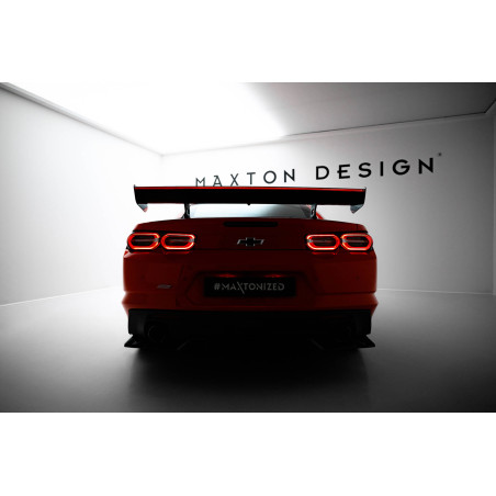 Spoiler in carbonio  + LED Chevrolet Camaro SS Mk6 Facelift (Cod. M-CF-CH-CA-6F-SS-WING5-INT-245-P+L