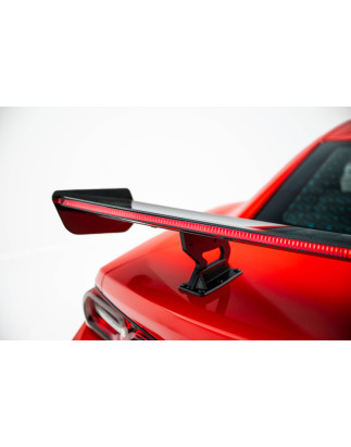 Spoiler in carbonio  + LED Chevrolet Camaro SS Mk6 Facelift (Cod. M-CF-CH-CA-6F-SS-WING5-INT-245-P+L