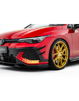 paraurti anteriore Wings (Canards) Volkswagen Golf GTI Clubsport Mk8 Facelift (Cod. M-VW-GO-8F-GTI-C