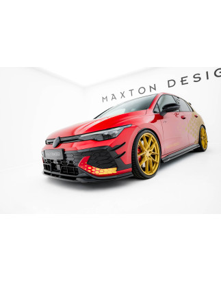 paraurti anteriore Wings (Canards) Volkswagen Golf GTI Clubsport Mk8 Facelift (Cod. M-VW-GO-8F-GTI-C