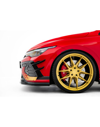 paraurti anteriore Wings (Canards) Volkswagen Golf GTI Clubsport Mk8 Facelift (Cod. M-VW-GO-8F-GTI-C