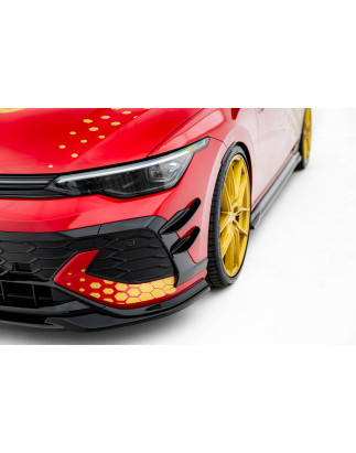 paraurti anteriore Wings (Canards) Volkswagen Golf GTI Clubsport Mk8 Facelift (Cod. M-VW-GO-8F-GTI-C