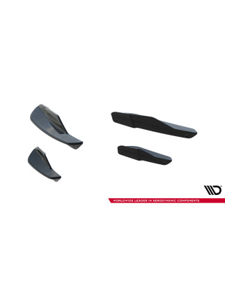 paraurti anteriore Wings (Canards) Volkswagen Golf GTI Clubsport Mk8 Facelift (Cod. M-VW-GO-8F-GTI-C