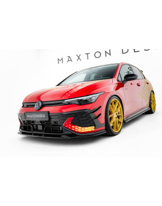 SPLITTER ANTERIORE V.1 Volkswagen Golf GTI Clubsport Mk8 Facelift (Cod. M-VW-GO-8F-GTI-CS-FD1G)